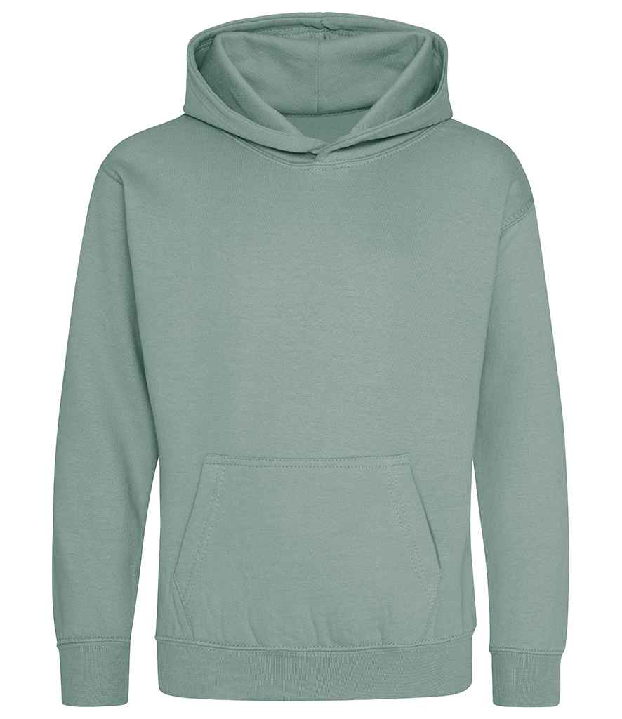 AWDis Kids Hoodie Dusty Green