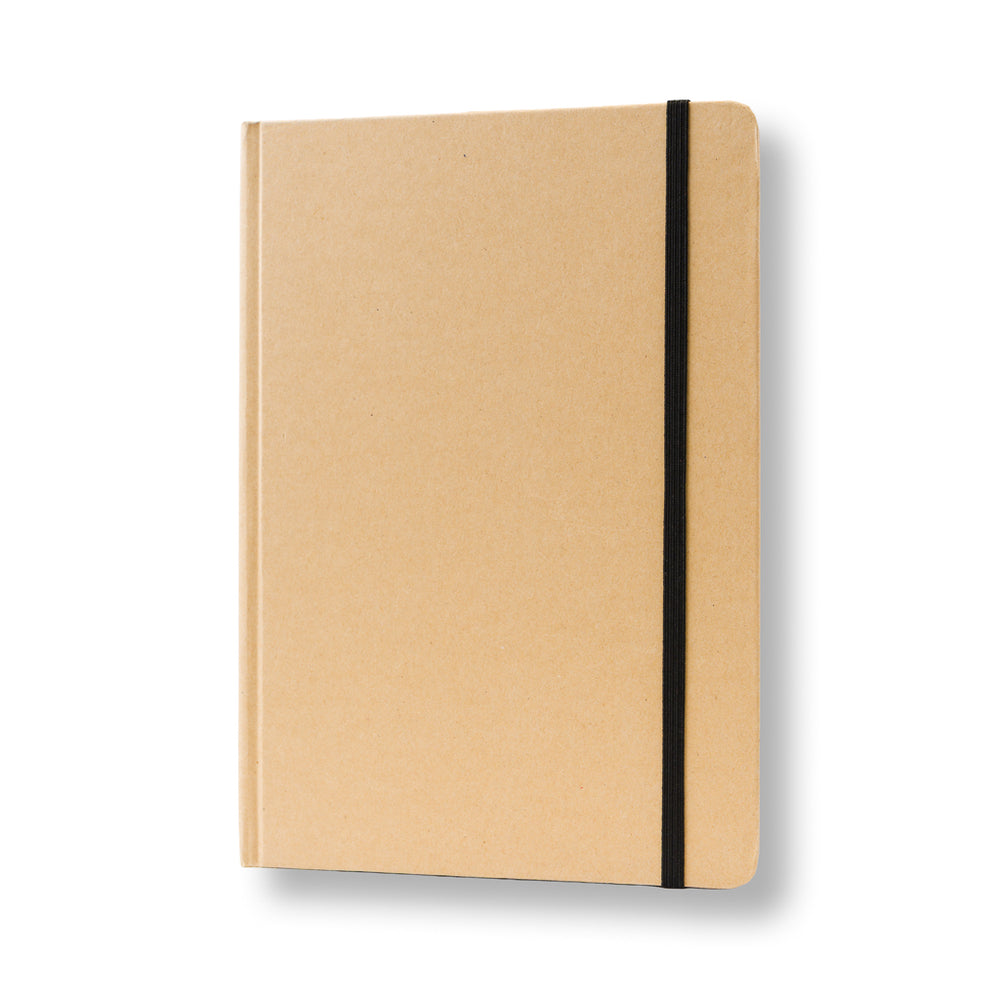 Branded A5 recycled carton notebook