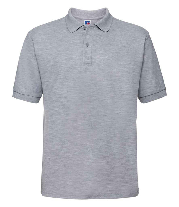 Russell Poly/Cotton Piqué Polo Shirt Light Oxford