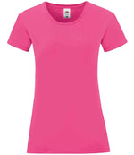 Fruit of the Loom Ladies Iconic 150 T-Shirt Fuchsia