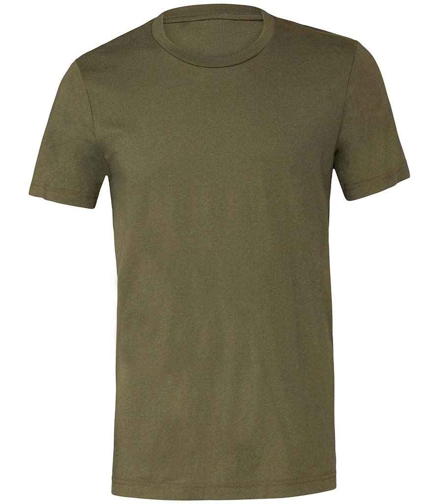 Canvas Unisex Crew Neck T-Shirt Military Green
