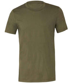 Canvas Unisex Crew Neck T-Shirt Military Green