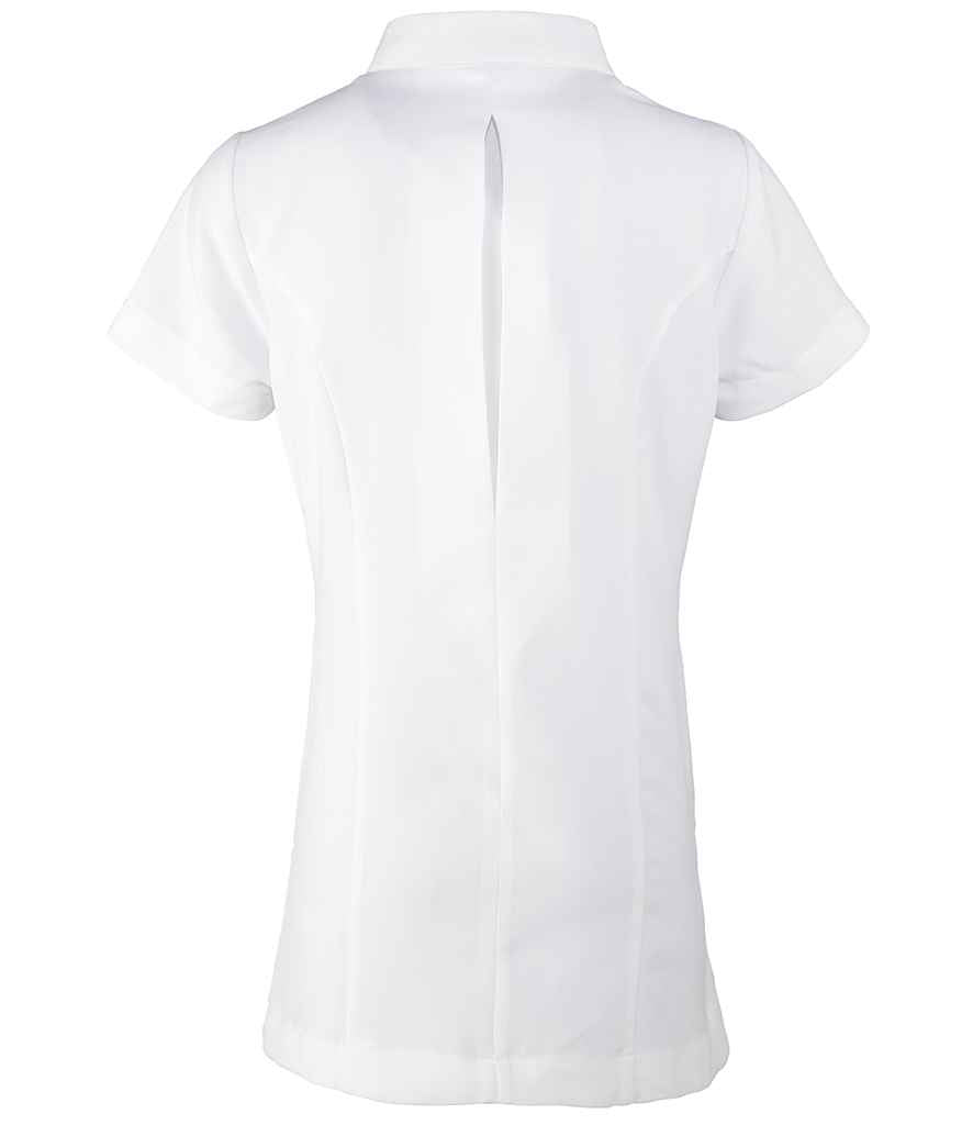 Premier Ladies Blossom Short Sleeve Tunic White