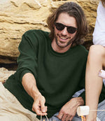 Fruit of the Loom Classic Raglan Sweatshirt Navy