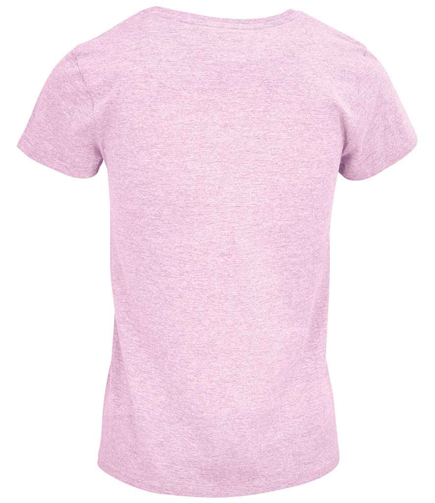 SOL'S Ladies Crusader Organic T-Shirt Heather Pink