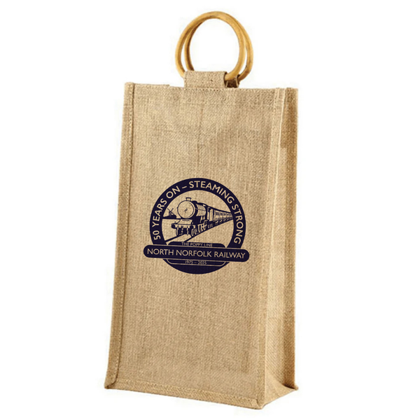 Branded Two Bottle Wine Bag