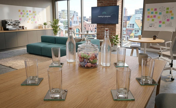 Branded Glass Meeting Room Set