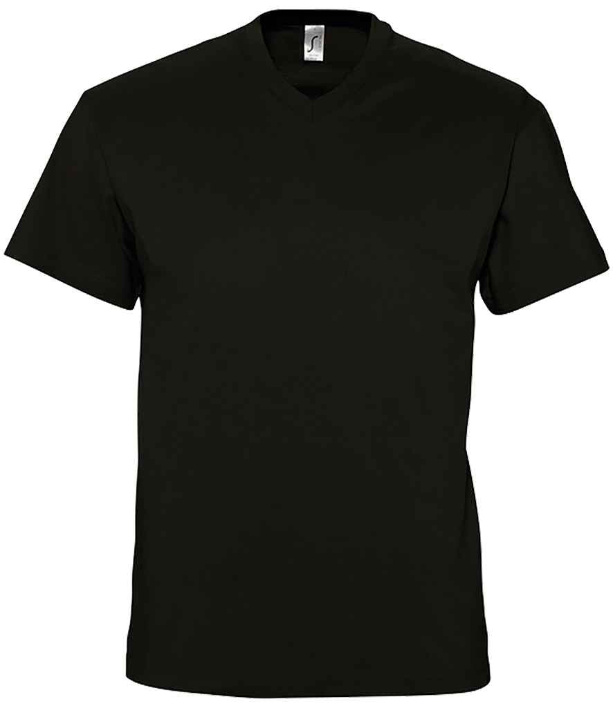 SOL'S Victory V Neck T-Shirt Deep Black