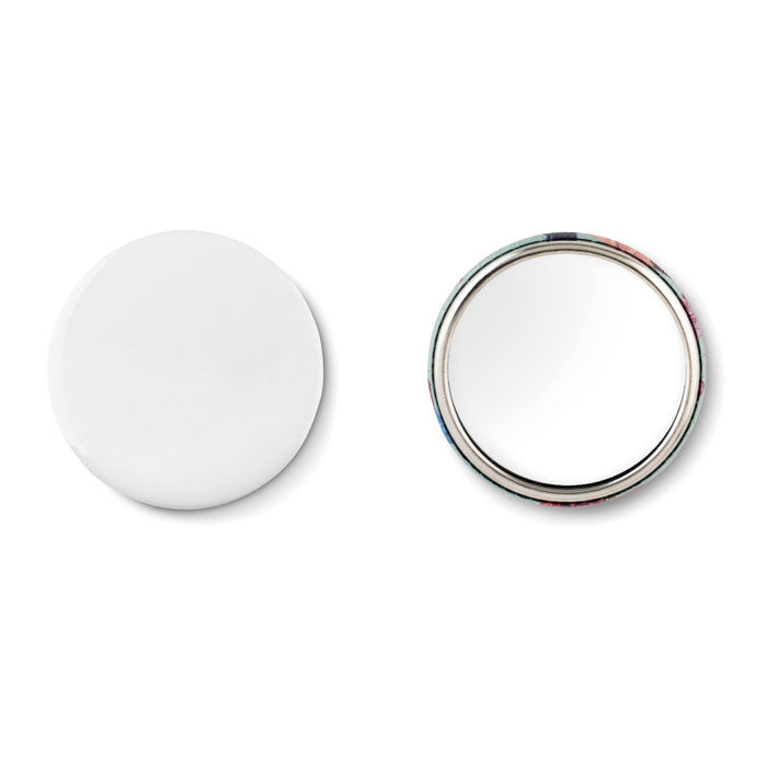 Branded Mirror button metal