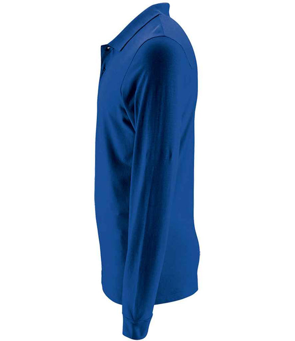 Branded SOL'S Perfect Long Sleeve Piqué Polo Shirt