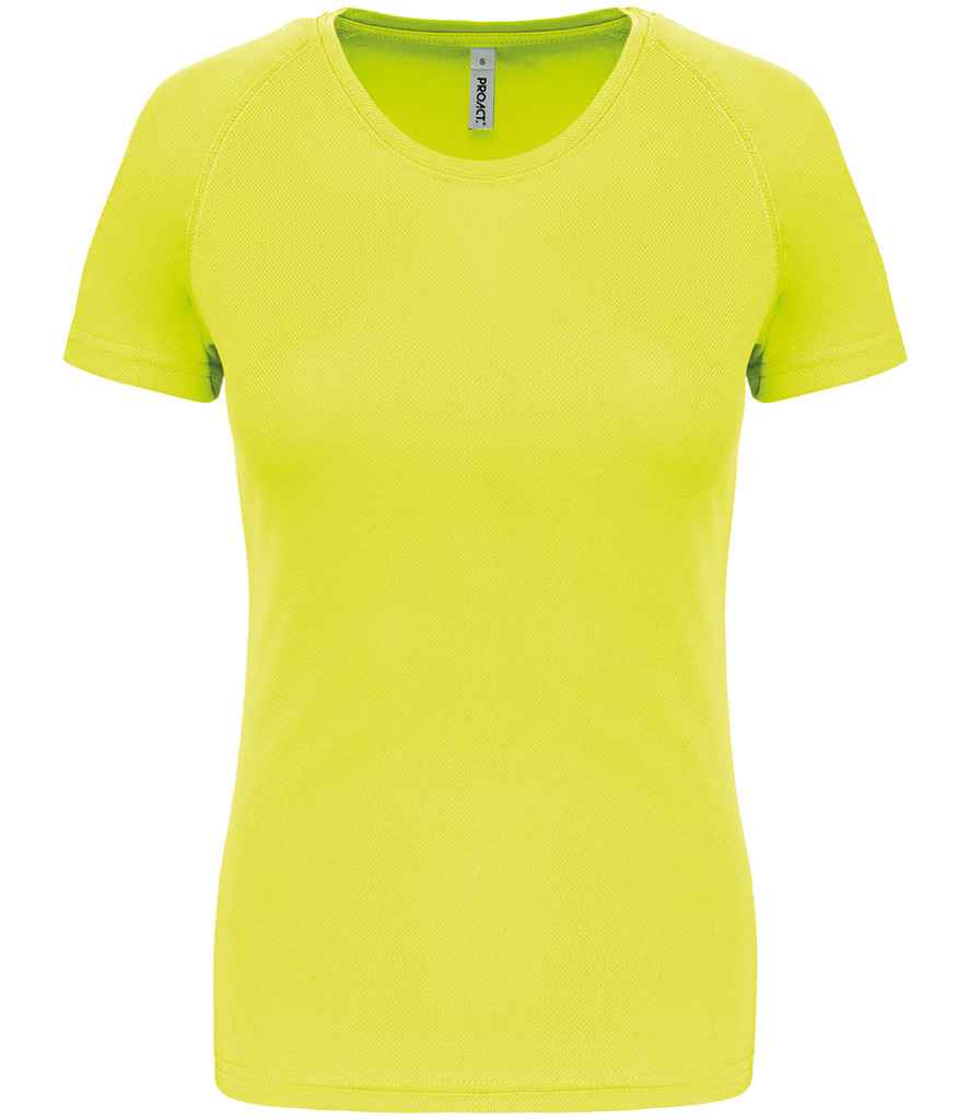 Proact Ladies Performance T-Shirt Fluorescent Yellow