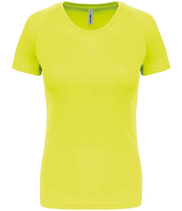 Proact Ladies Performance T-Shirt Fluorescent Yellow