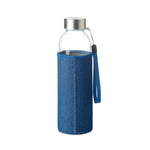 Branded Glass bottle in pouch 500 ml