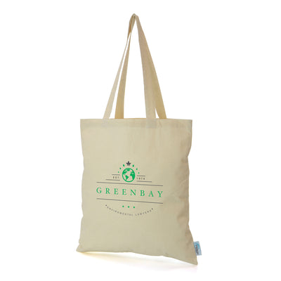 5oz Shopper 100% Reycled Cotton Shopper. Long Handled