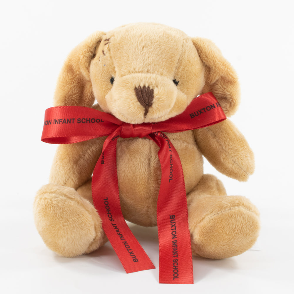 Bow Animal 12cm Bailey Patch Puppy Dog, Beige