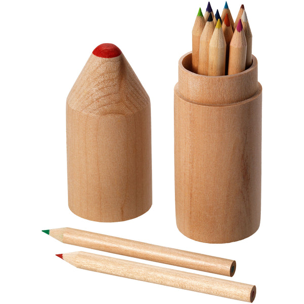 Branded Bossy 12-piece coloured pencil set