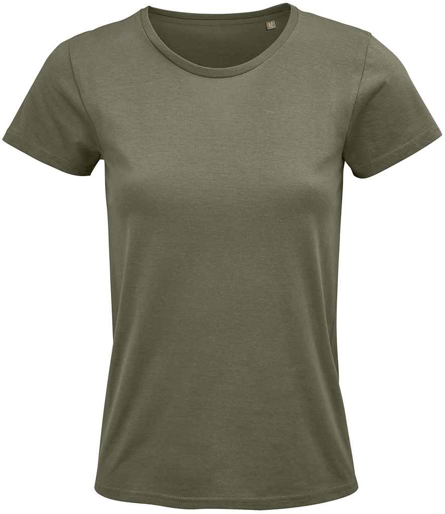 SOL'S Ladies Crusader Organic T-Shirt Khaki