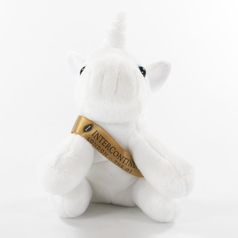 Sash Animal 14cm Unicorn, White