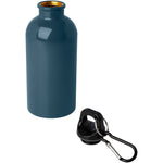 Oregon 400 ml RCS certified single wall stainless steel water bottle with carabiner