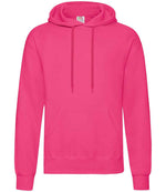 Fruit of the Loom Classic Hooded Sweatshirt Fuchsia