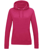 AWDis Ladies College Hoodie Hot Pink