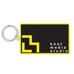 80mm Rectangle Keyring