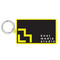 80mm Rectangle Keyring