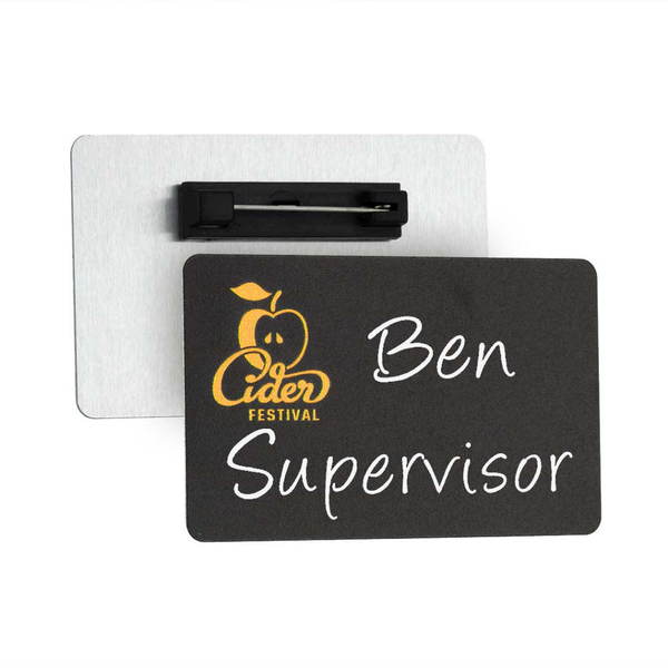 Blackboard Reusable Name Badges