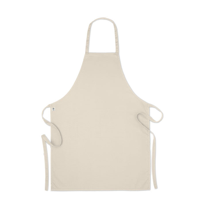 Branded Organic cotton apron 200 gr/m²