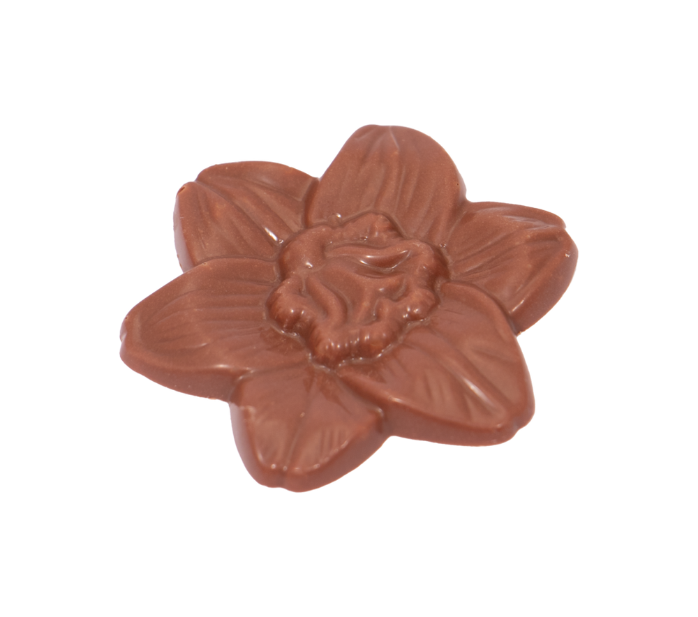 Easter 2024, Eco Kraft Cube, Milk Chocolate Flowers, x6 Bespoke