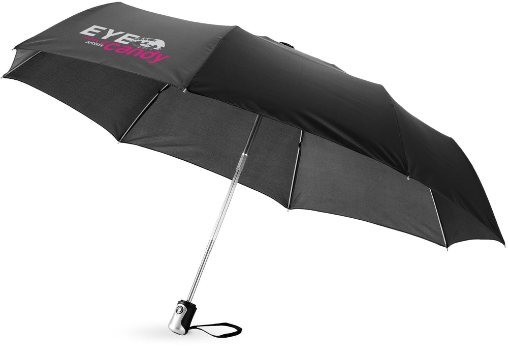 Branded Alex 21.5" foldable auto open/close umbrella