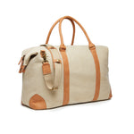 Branded VINGA Bosler RCS recycled canvas duffelbag