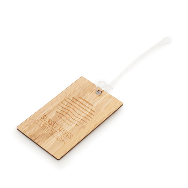 Wooden Luggage Tag
