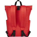 Branded Byron 15.6" GRS RPET roll-top backpack 18L