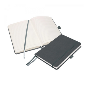 Luxury Moretti Dark Grey Thermal PU A5 Notebook
