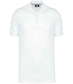 WK Designed to Work Anti-Bacterial Piqué Polo Shirt White