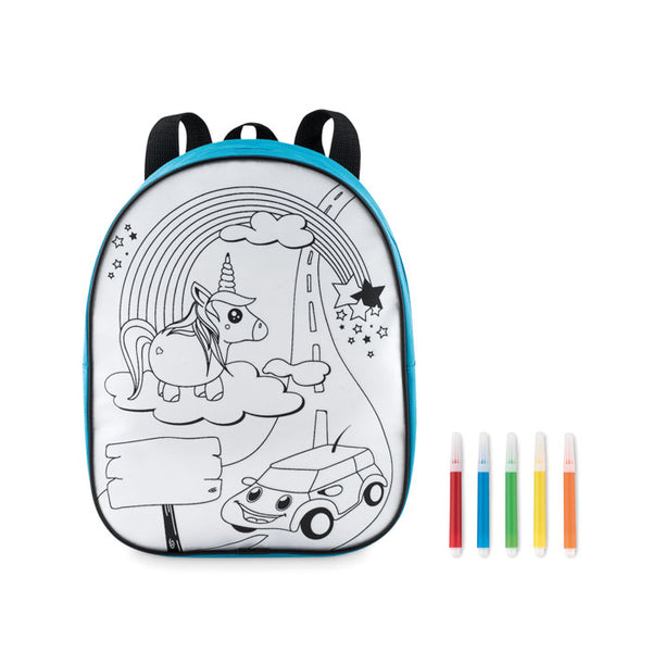 Branded Backpack with 5 markers