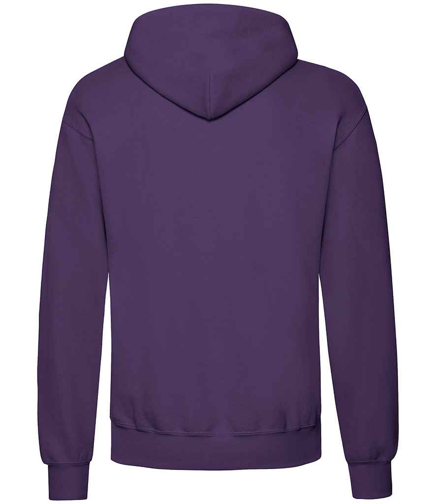 Fruit of the Loom Classic Hooded Sweatshirt Purple