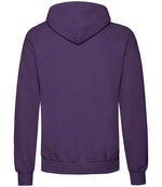 Fruit of the Loom Classic Hooded Sweatshirt Purple