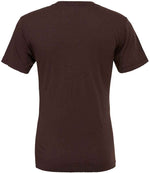 Canvas Unisex Crew Neck T-Shirt Brown