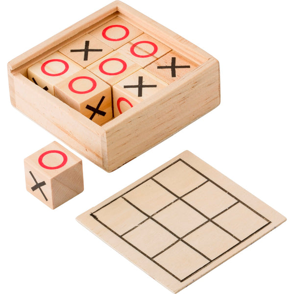 Branded Froden Wooden Tic Tac Toe game