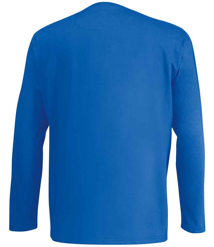 Fruit of the Loom Long Sleeve Value T-Shirt Royal Blue