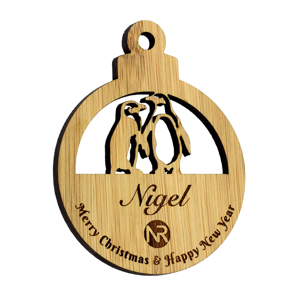 Bamboo Xmas Tree Decoration