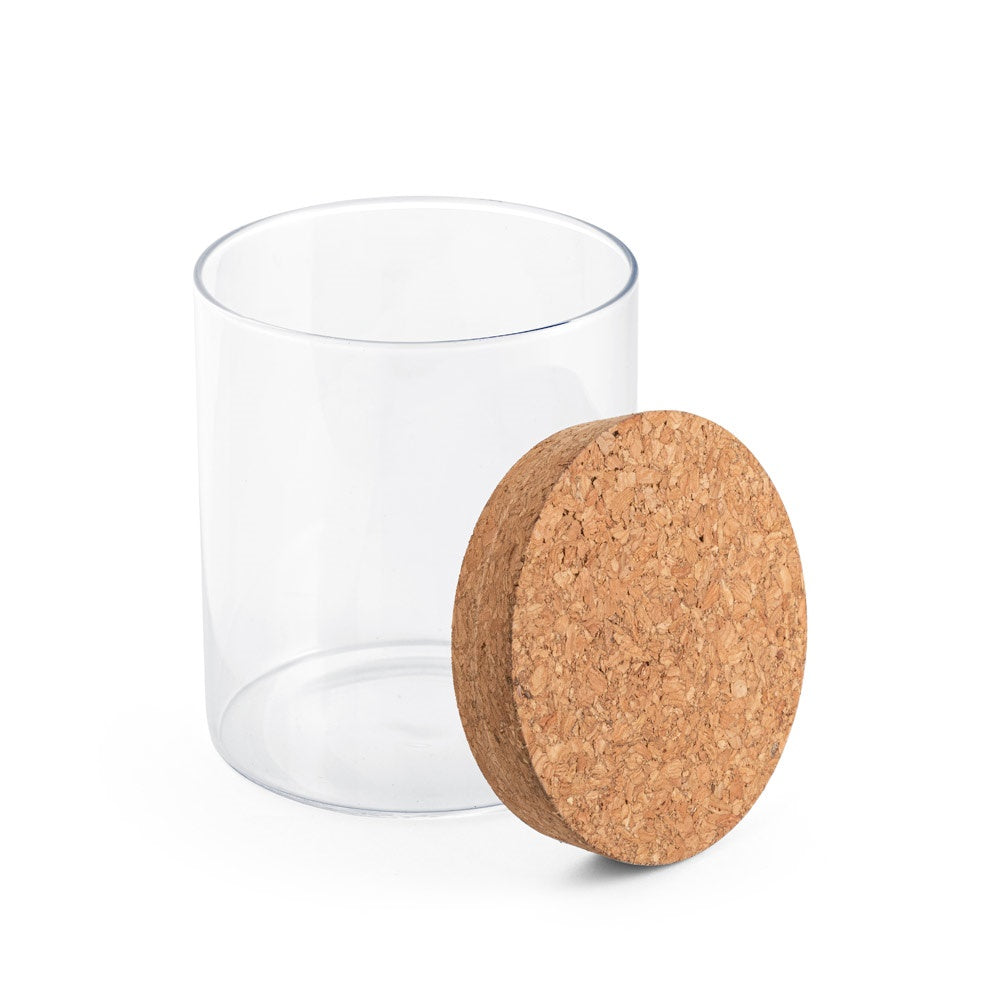 SPICE 700. Borosilicate glass canister with bamboo lid 700 mL