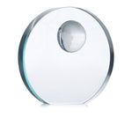 Branded Globe glass trophy