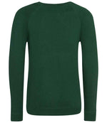 AWDis Academy Kids Raglan Sweatshirt Green