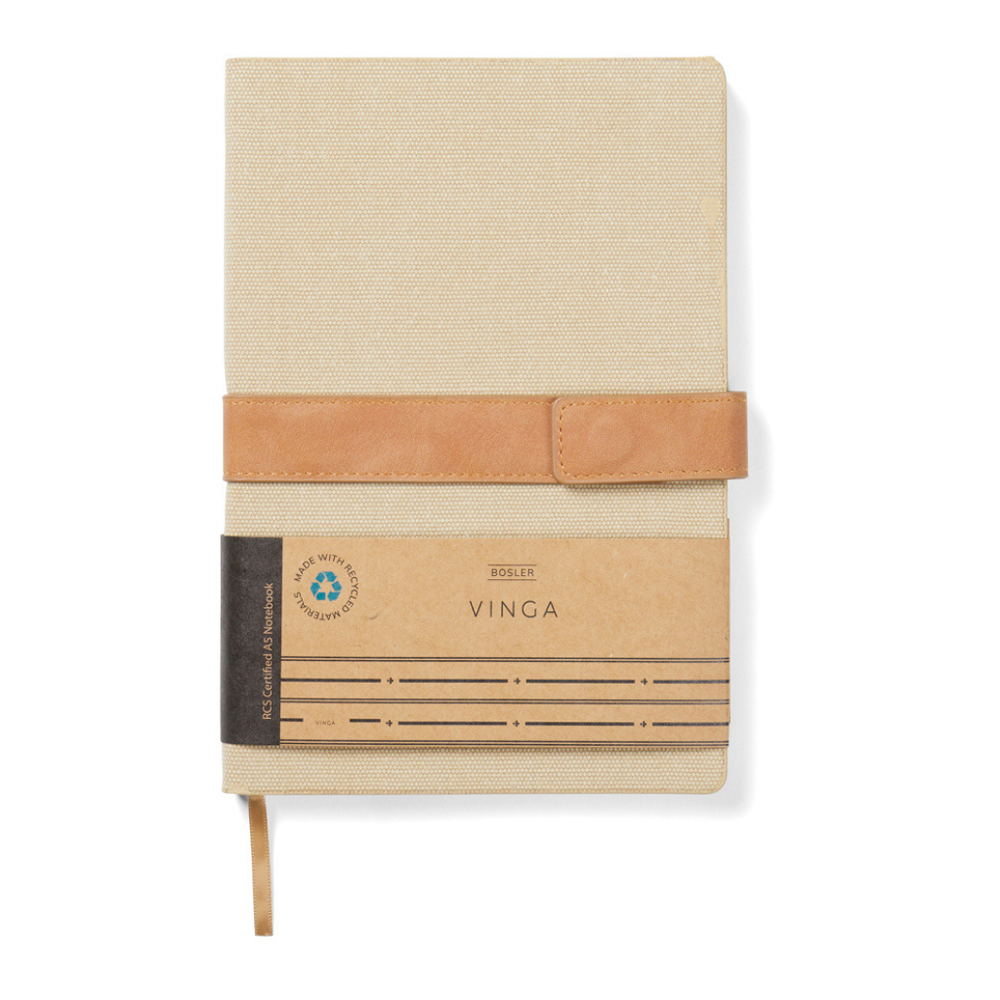 VINGA Bosler RCS recycled canvas notebook