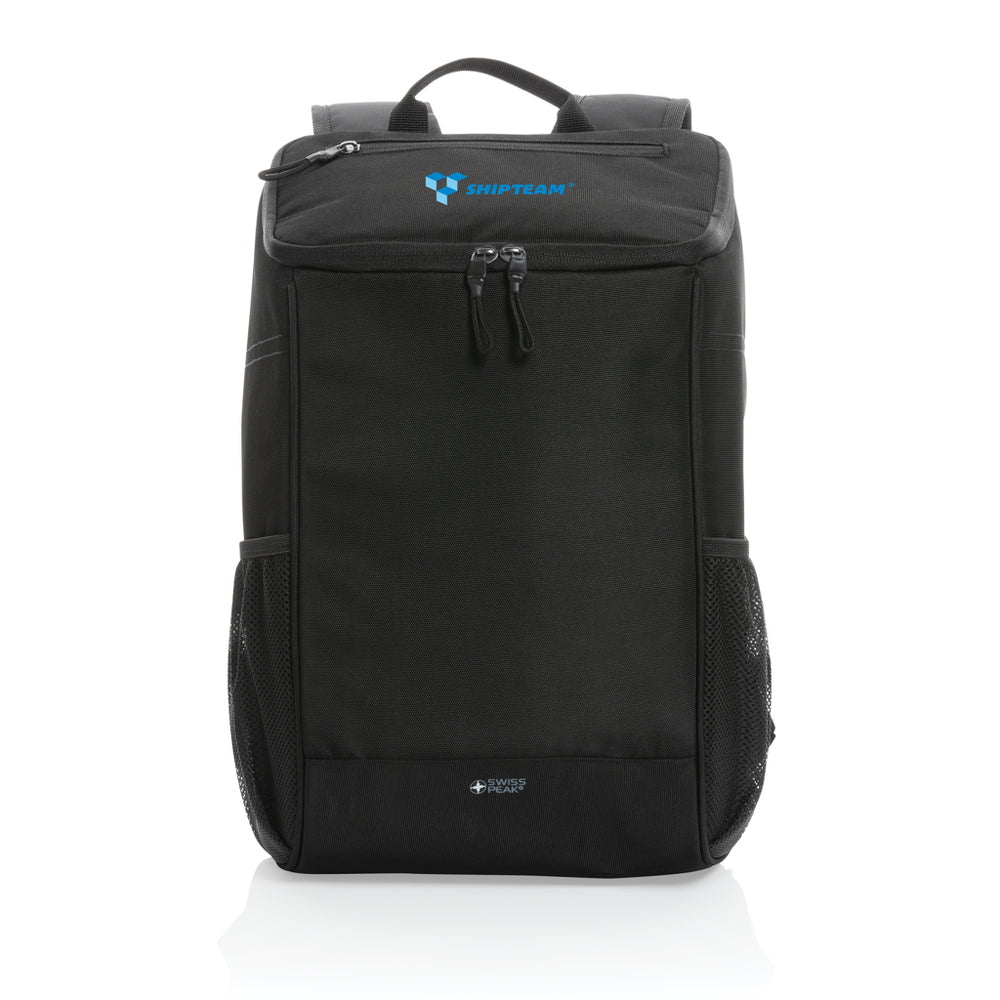 Branded Swiss Peak AWARE™ 1200D deluxe cooler backpack