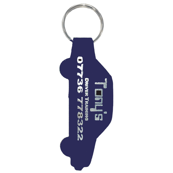 Branded Car Shaped Keyfob