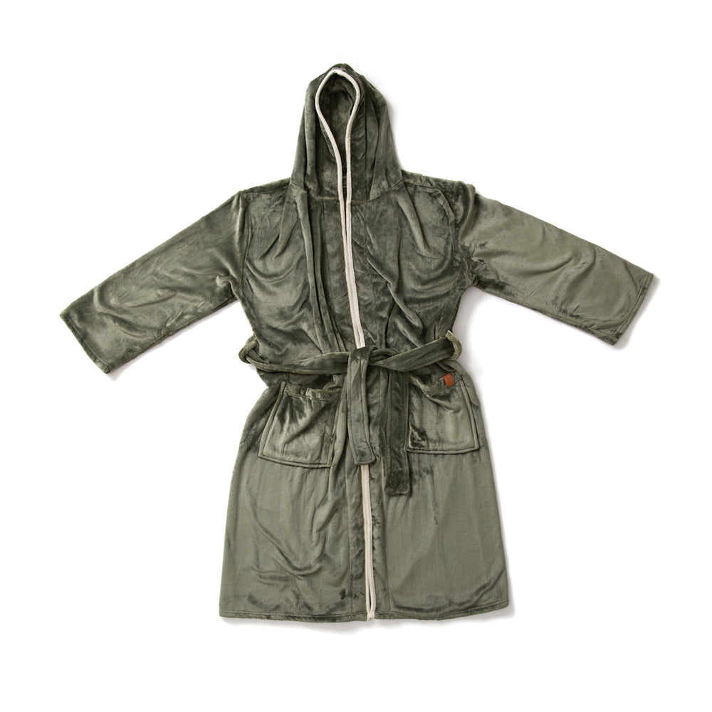 Branded VINGA Louis luxury plush GRS RPET robe size S-M